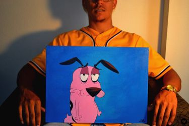 Courage the Cowardly Dog Painting