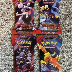 Pokemon Destined Rivals 4 Blister Pack Artwork