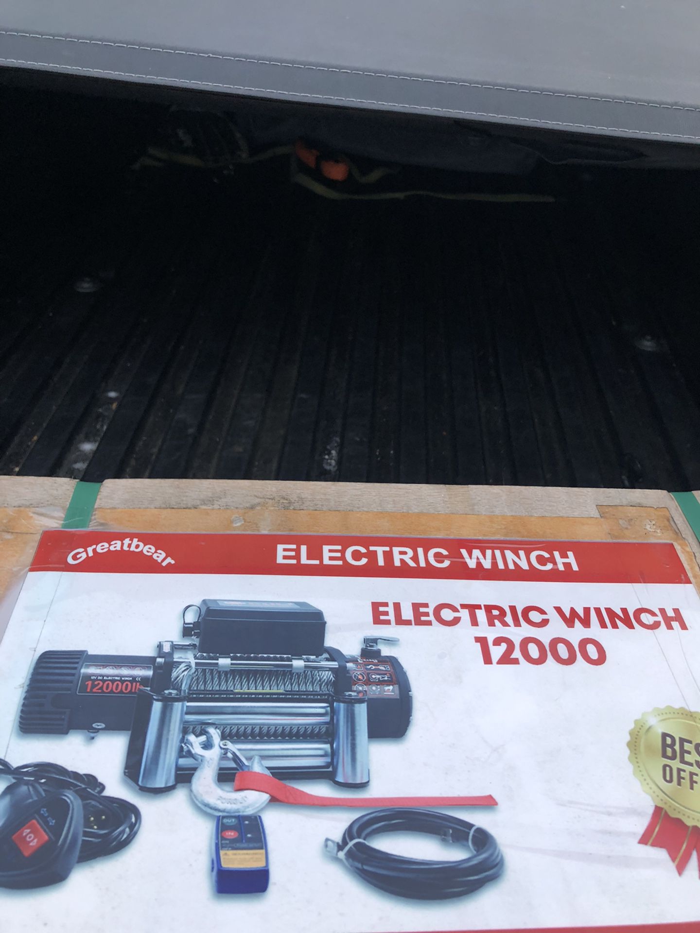 Great bear 12,000 Lb Vehicle Recovery Winch New 