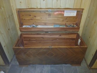 Antique cedar hope chest