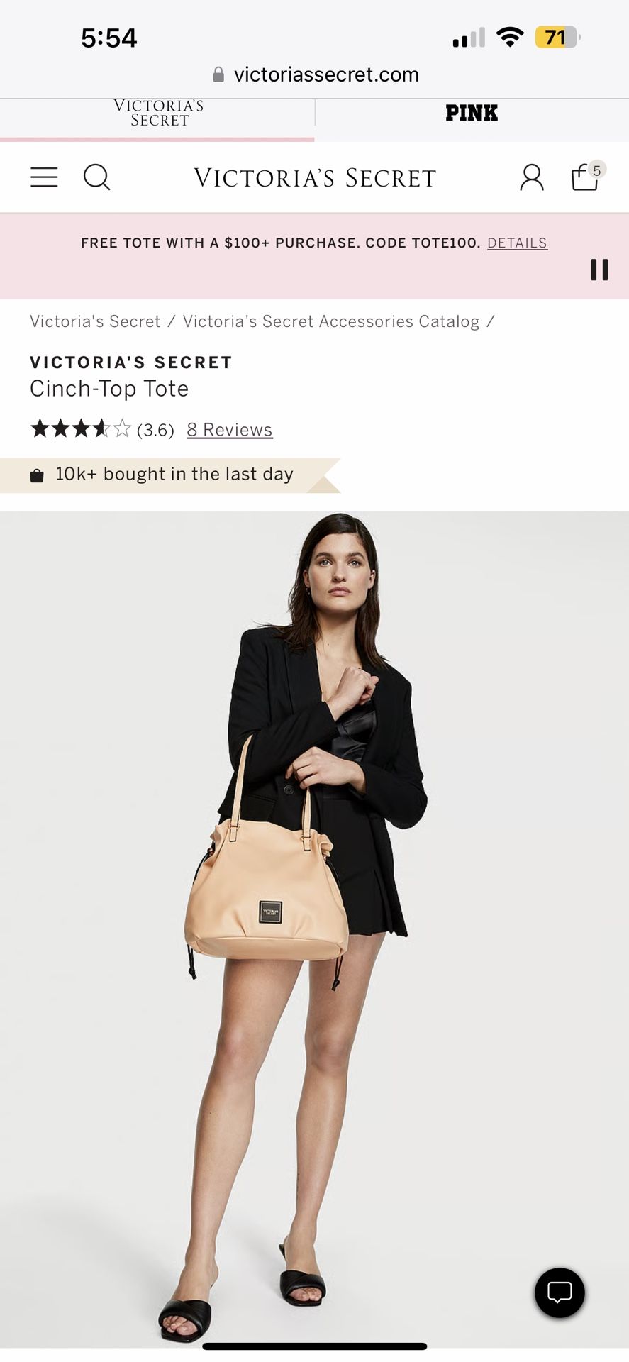 Victoria Secret Tote Bag