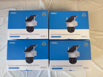 Solar camera outdoor pack of 4