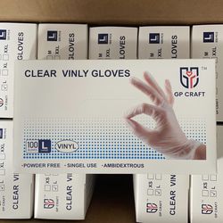 Clear Vinyl Gloves