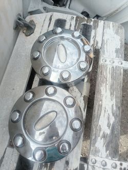 Ford 8lug 2  hub caps
