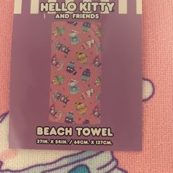 Hello Kitty And Friends Beach Towel