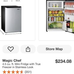 Brand New 4.5cu Mini Fridge 