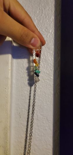Necklace with stones on them