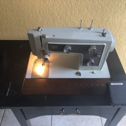 Vintage Sears Kenmar Sewing Machine Table