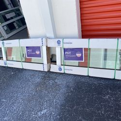 2x PGT 36 1/4x17 3/4 IMPACT PICTURE WINDOWS