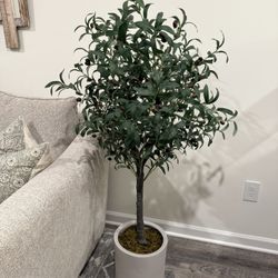 Artificial Olive Tree with Pot (5 Ft Tall)