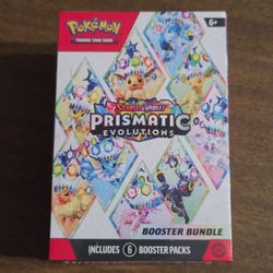 Pokemon Cards Scarlet and Violet Prismatic Evolutions Booster Bundle