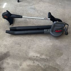 Leaf blower and weed eater/trimmer - corded.