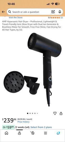 AMP Hypersonic Hair Dryer