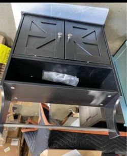 Assembled New Farmhouse Over-The-Toilet Medicine Cabinet with 2 Adjustable Shelves & Doors
