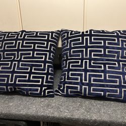 HIGH-QUALITY LIKE NEW LARGE, THICK QUALITY, FABRIC, FEATHER PILLOWS