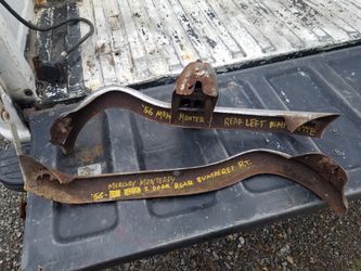 1956 Mercury Monterey Bumperettes RT & LFT Surface Rust Solid Metal