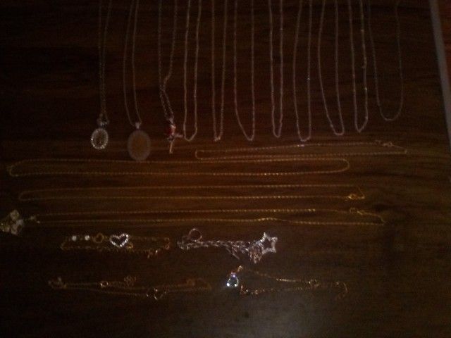 gold chains silver chains anklets