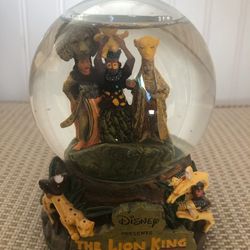 Disney Lion King Collectors Snow Globe 