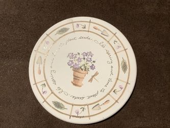 Round absorbent Stoneware Coaster, Flower Garden by PFALTZGRAFF