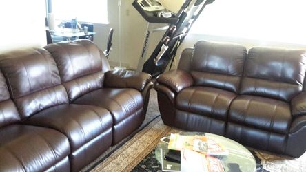 Leather sofa