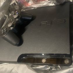 PS3 Slim Console With Controller  Working 