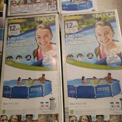 Intex Metal Frame 12ft x 30in Pools NEW