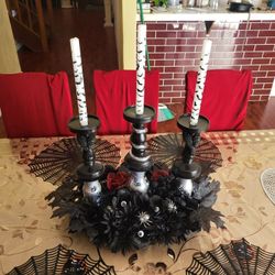 Halloween Home Decor Candle Chandelier