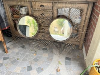 2 Decor Mirrors 