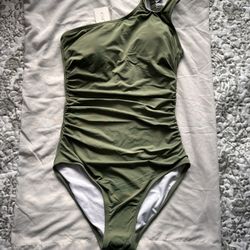 Green One Piece Bathing Suit