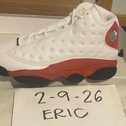 2017 NIKE AIR JORDAN 13 RETRO OG CHICAGO RED size 10