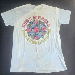 Guns N Roses 1991 Use Your Illusion Tour Shirt Spring Ford - Brockum - White L
