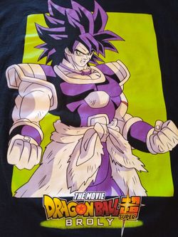 Dragon Ball Super The Movie Broly Men's Small Long Sleeve Black