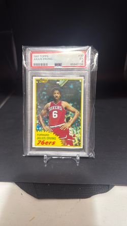 1981 Topps Julius Erving #30 PSA 5