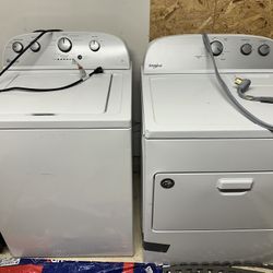 Whirlpool Washer And Dryer Large Load 