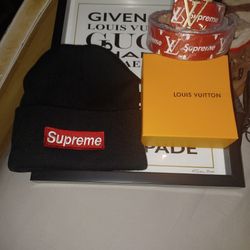 LV Supreme Hat & Belt   