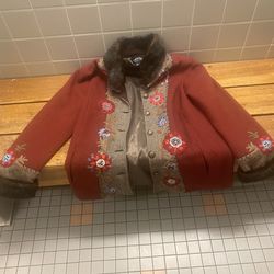 Icelandic Wool Coat Medium