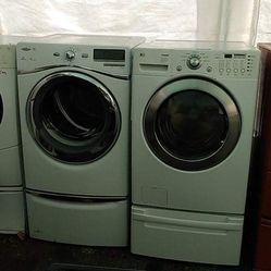 LG Washer And Whirlpool Gas Dryer Set For $720