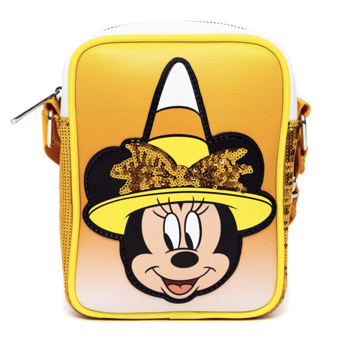 Disney Minnie Mouse Corn Witch Crossbody Yellow Bag