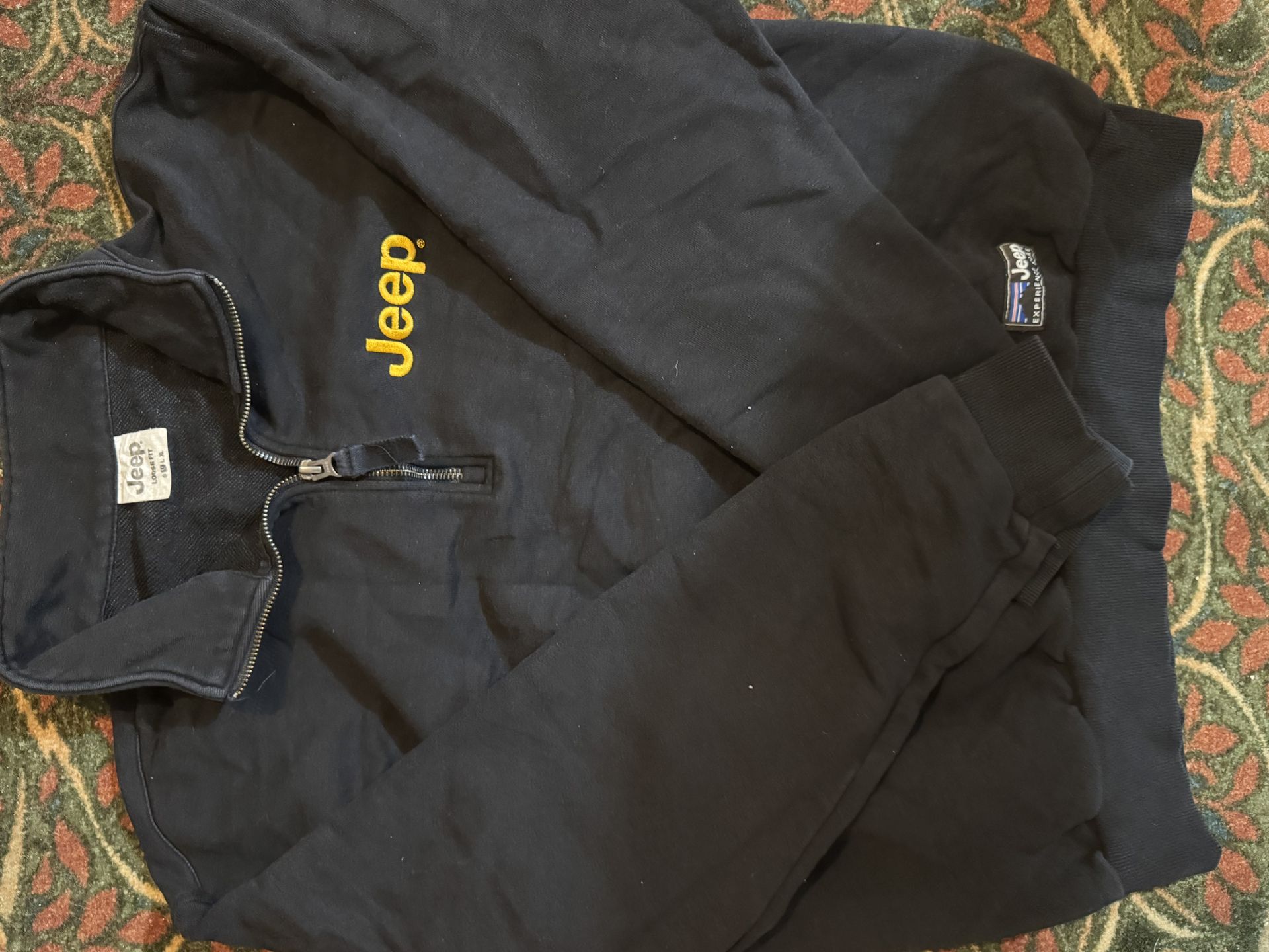 Jeep half zip up