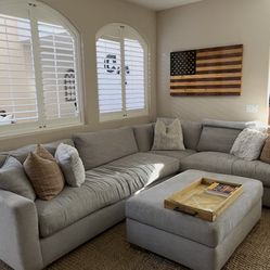 Restoration Hardware Cloud Inspired Sectional Couch 