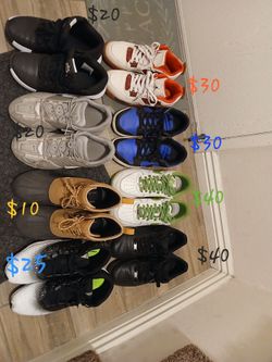 Mixed Lot of Used Sneakers – 8 Pairs