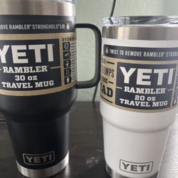 30 And 20 Oz Yeti