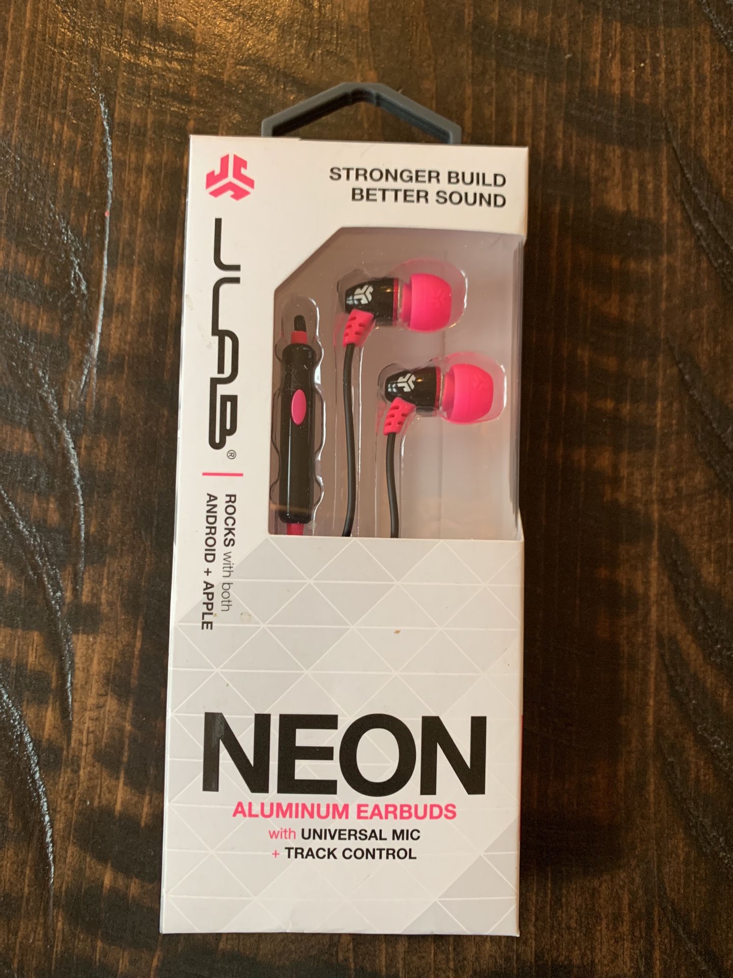 NEW IN BOX JLAB Neon earbuds