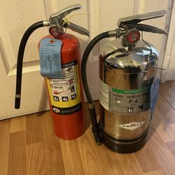 2 Fire Extinguishers  (selling Separate Or Together)