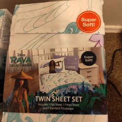 Disney Raya The Last Dragon Twin Sheet Set...I Have Two Of This Set