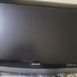 19 SHARP TV WITH STAND
