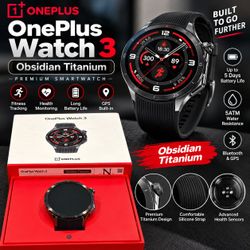OnePlus Watch 3 Obsidian Titanium Smartwatch