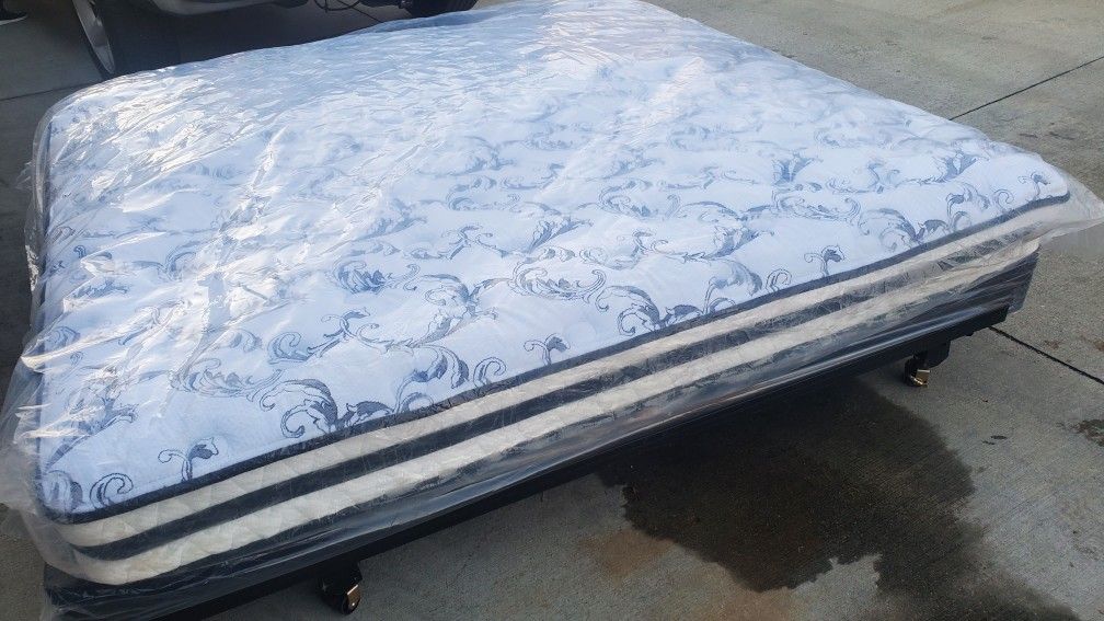 King Mattress With Spring Brand New