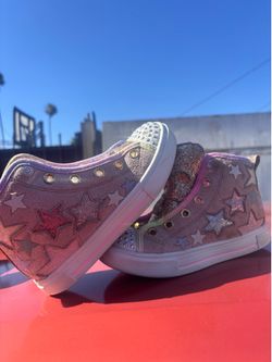 Girl sketchers shoes 11, sketchers pink glitter