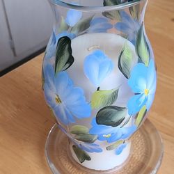 Hand Painted Candle Holder